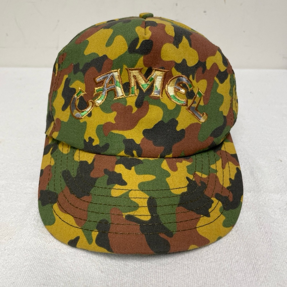 Camel Cigarettes Snapback Hat K-Products Cap Camo Camouflage Deadstock Vintage